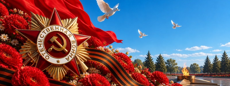 С праздником Победы — 9 мая! С праздником Победы — 9 мая!